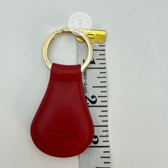 LIKE NEW Vintage Coach Classic Key Fob 7210 Red - Picture 8 of 10